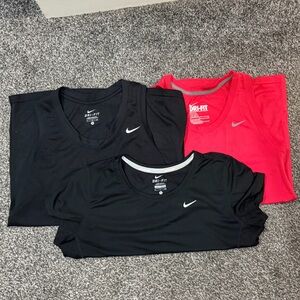3 Nike Dri Fit Shirts